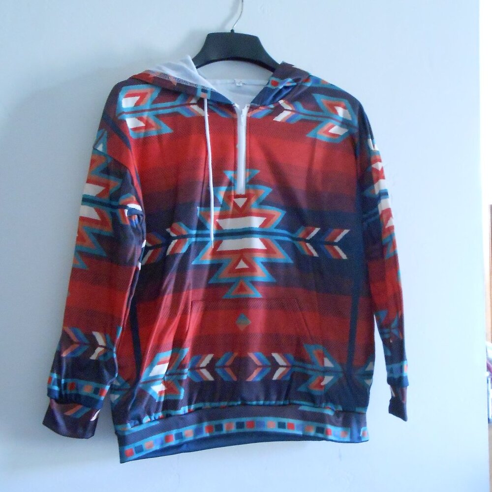 Hoodie 1/4 Zip,  No brand, Size M